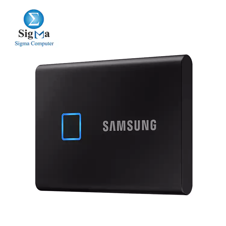 SAMSUNG Portable SSD T7 TOUCH USB 3.2 500GB EXTERNAL SOILD STATE DRIVE  Black 