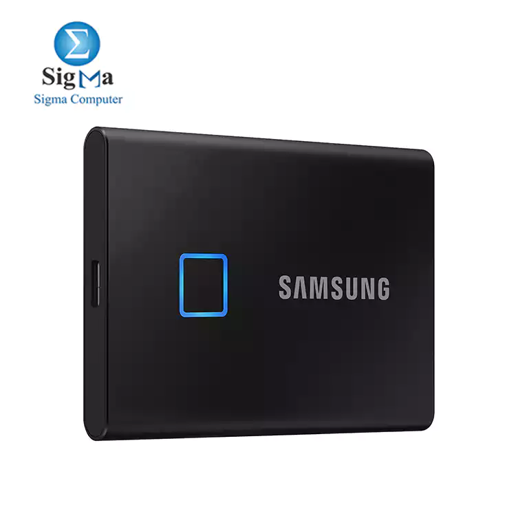 SAMSUNG Portable SSD T7 TOUCH USB 3.2 2TB EXTERNAL SIOLD STATE DRIVE BLACK