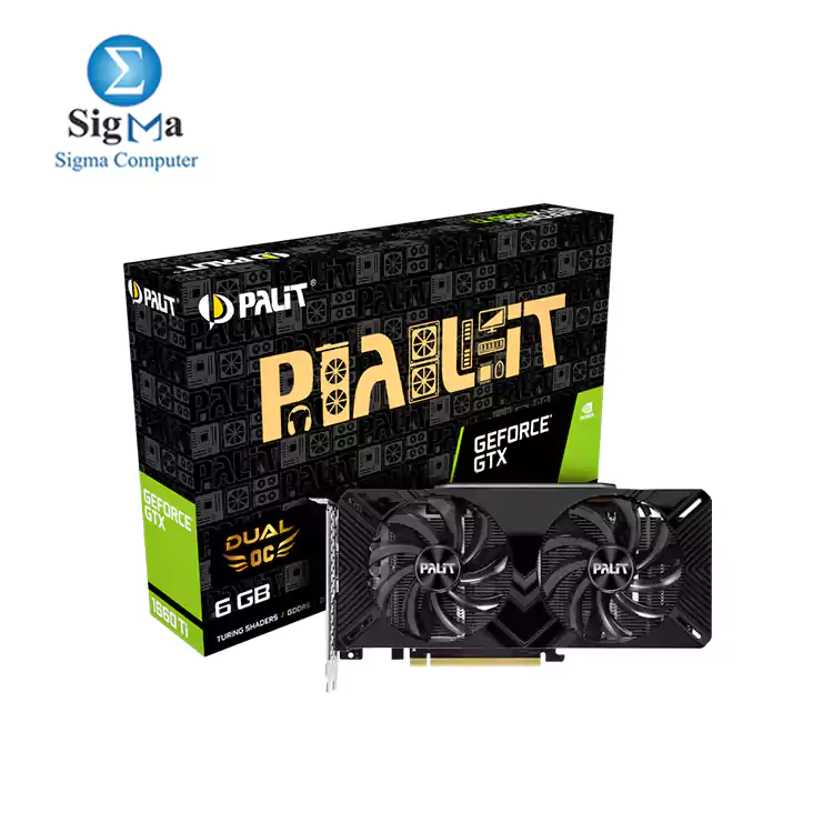 PALIT GeForce   GTX 1660 Ti Dual OC 6G GDDR6