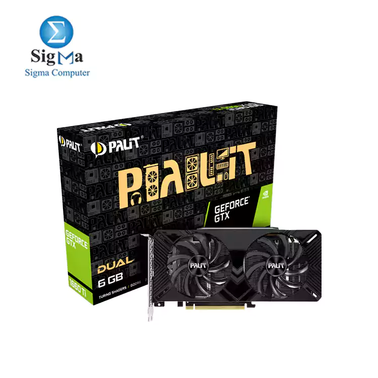 PALIT GeForce® GTX 1660 Ti Dual 6G GDDR6 | 7199 EGP