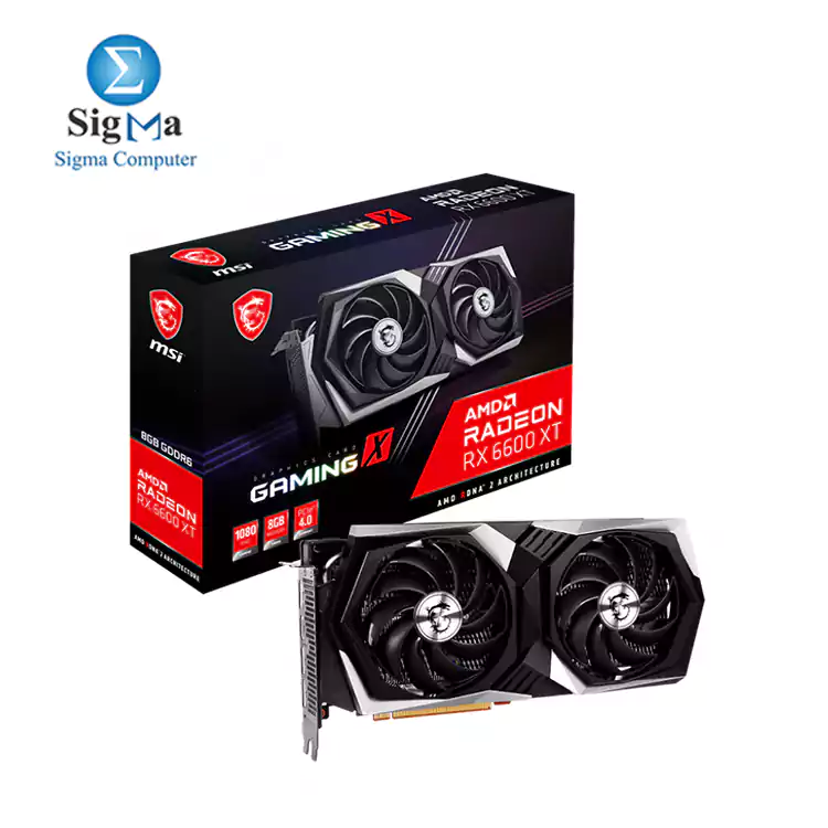 MSI Gaming AMD Radeon RX 6600 XT 8GB GDDR6 128-Bit HDMI/DP Torx Fan RGB Graphics Card (RX 6600 XT Gaming X 8G)