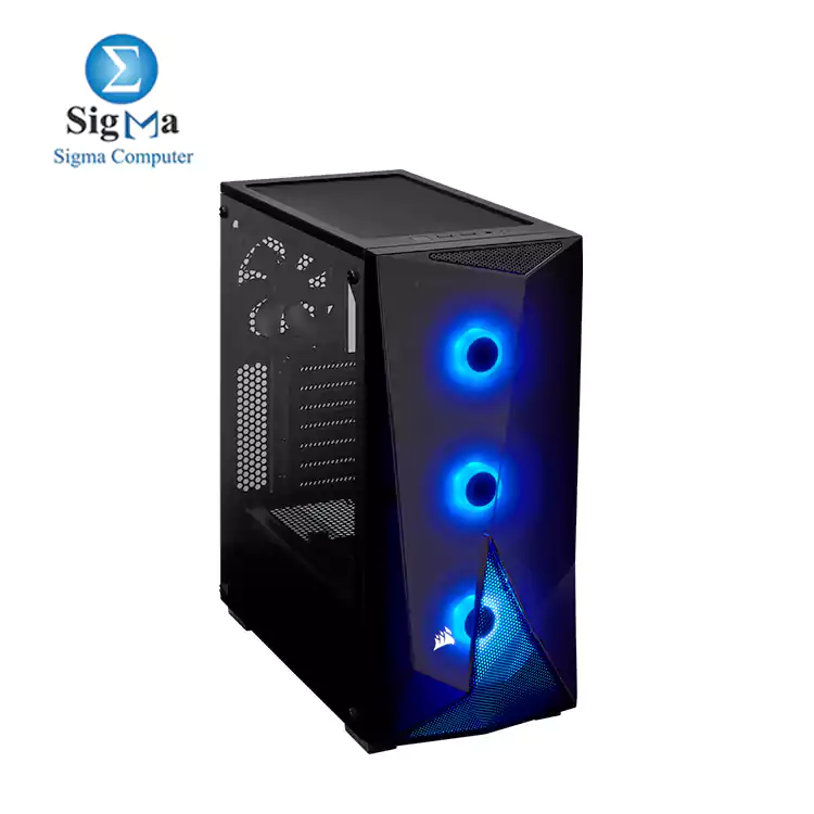 Carbide Series SPEC-DELTA RGB Tempered Glass Mid-Tower ATX Gaming POWER SUPPLY 80 PLUS BRONZ— Black | 2200 EGP