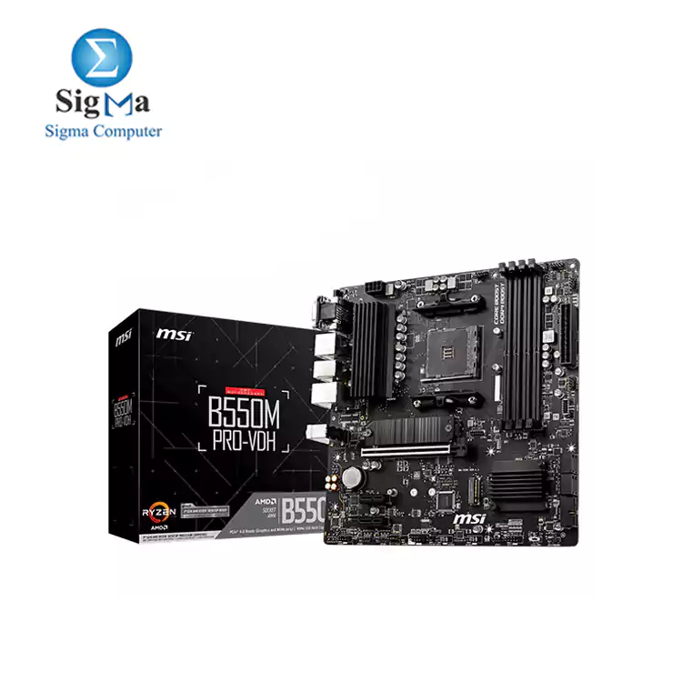 MSI B550M PRO-VDH Dual AMD Socket AM4 MOTHERBOARD 