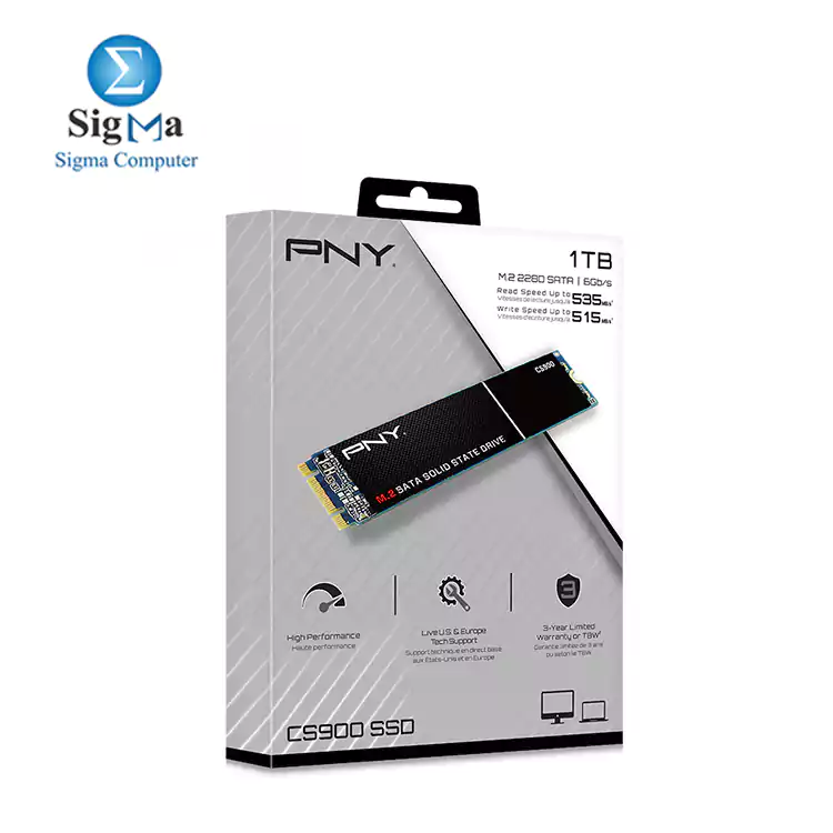 PNY CS900 1TB M.2 SATA III Internal Solid State Drive (SSD) - (M280CS900-1TB-RB)​