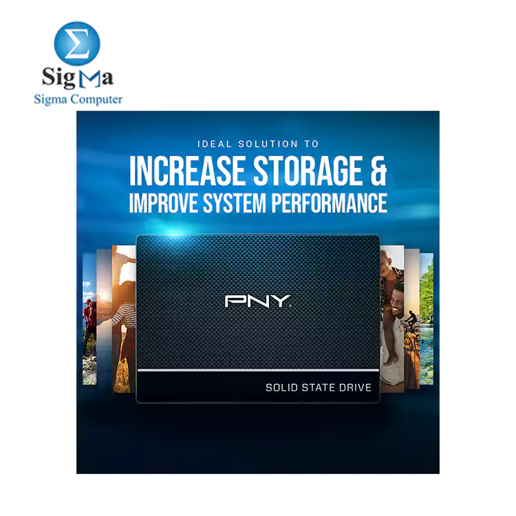 PNY CS900 480GB 3D NAND 2.5 SATA III Internal Solid State Drive