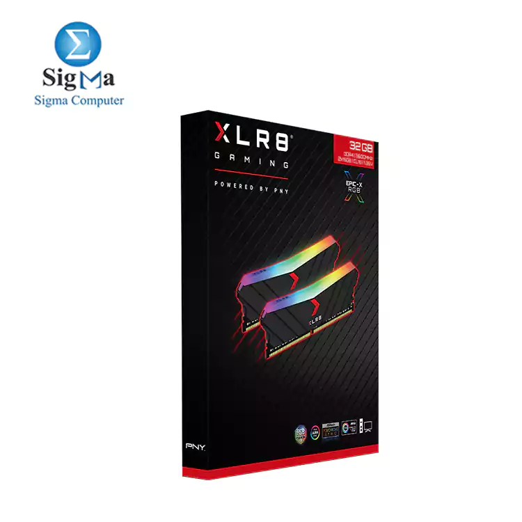 PNY XLR8 Gaming EPIC-X RGB    3600MHz Desktop Memory 32GB Kit  2x16GB  XLR8 Gaming EPIC-X RGB DDR4 3600MHz