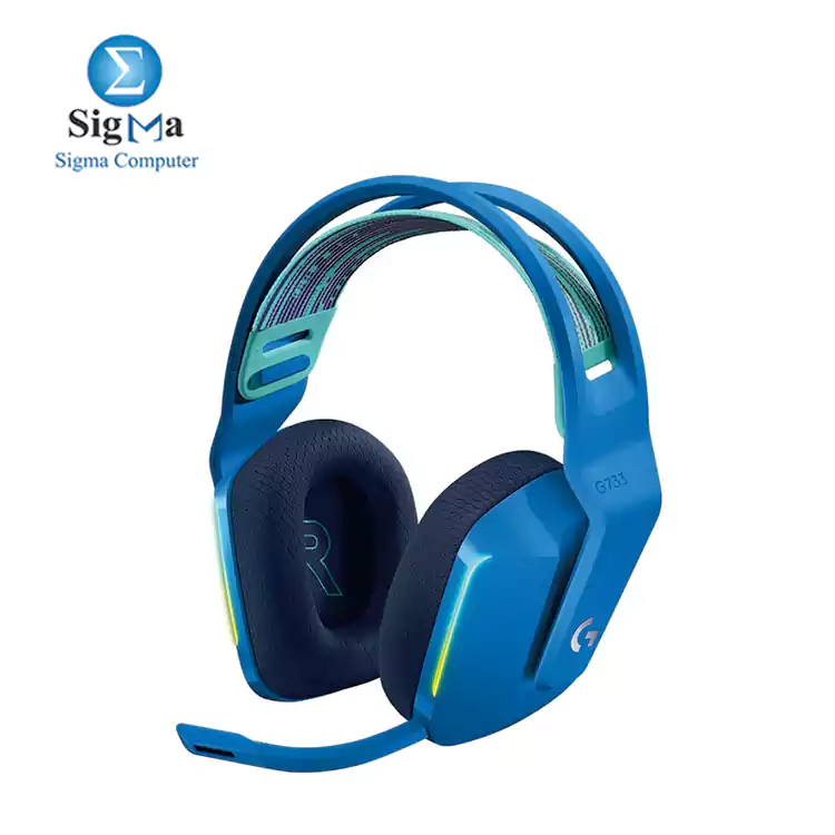 LOGITECH G733 LIGHTSPEED Wireless RGB Gaming Headset - BLUE - 2.4GHZ - EMEA – 081-000943