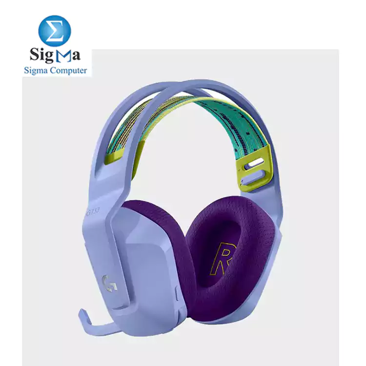 Logitech G733 – LIGHTSPEED Wireless RGB Gaming Headset – LILAC – 2.4GHZ – EMEA – 081-000890