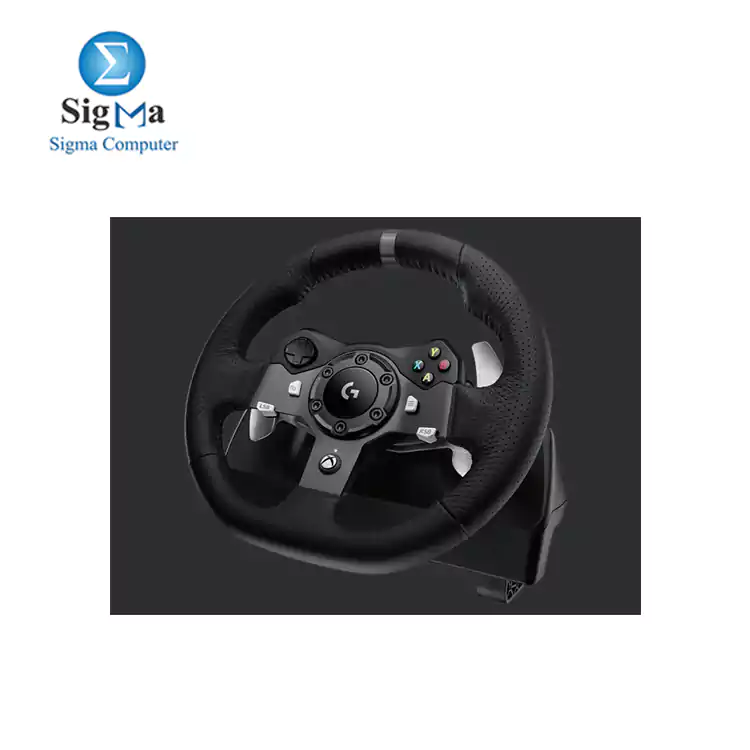 Logitech G920 DRIVING FORCE RACING WHEEL FOR XBOX, PLAYSTATION AND PC Black
