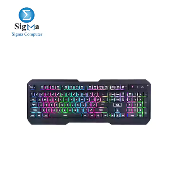 Redragon K506 Centaur 7-Color Rainbow Backlit Full-Size Gaming Keyboard With Numeric Keypad