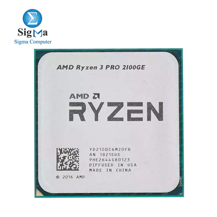 CPU-AMD-RYZEN 3-Pro 2100GE 2 Core 4 Threads 3.2 GHz Socket AM4  TRAY  Processor   Radeon Vega 3