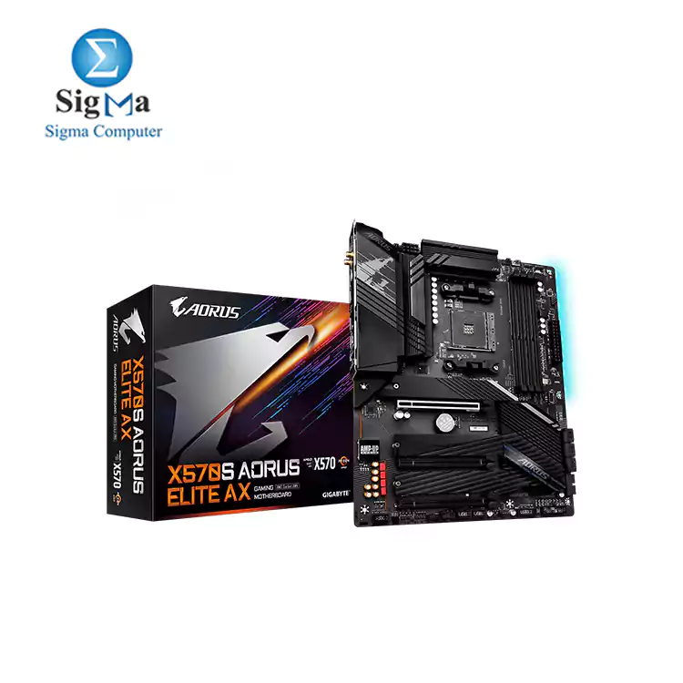 GIGABYTE X570S AORUS ELITE AX  rev. 1.1  AMD Socket AM4  support for AMD Ryzen