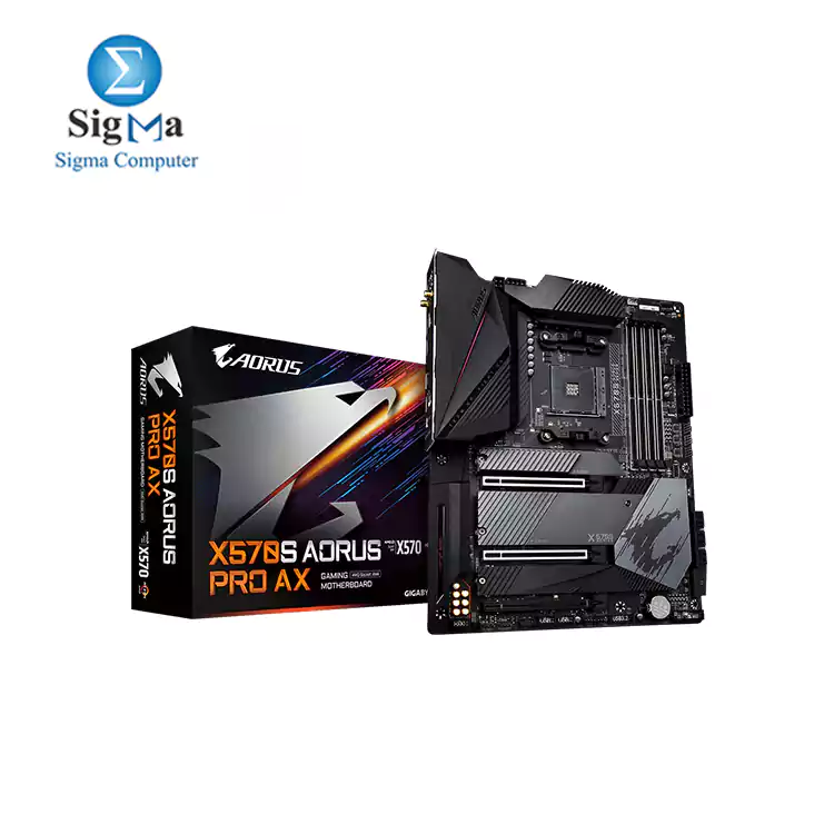 GIGABYTE X570S AORUS PRO AX (rev. 1.0) AMD Socket AM4, support for AMD Ryzen MOTHERBOARD