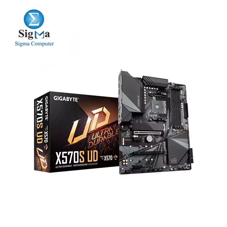 GIGABYTE X570S UD  rev. 1.0  Motherboard with Twin 12 2 Phases Digital VRM Solution with 50A DrMOS