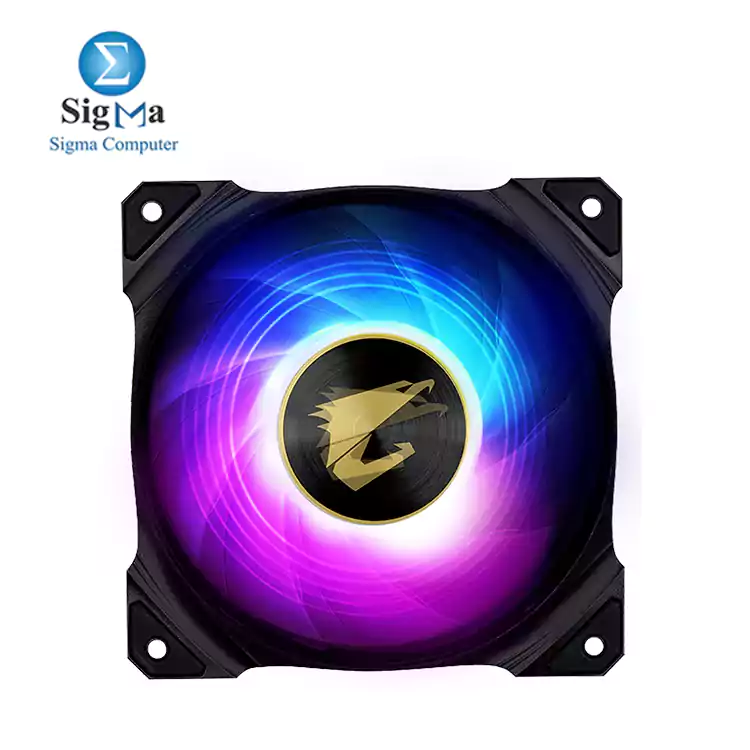 AORUS 120 ARGB FAN Silent Performance  long life time black