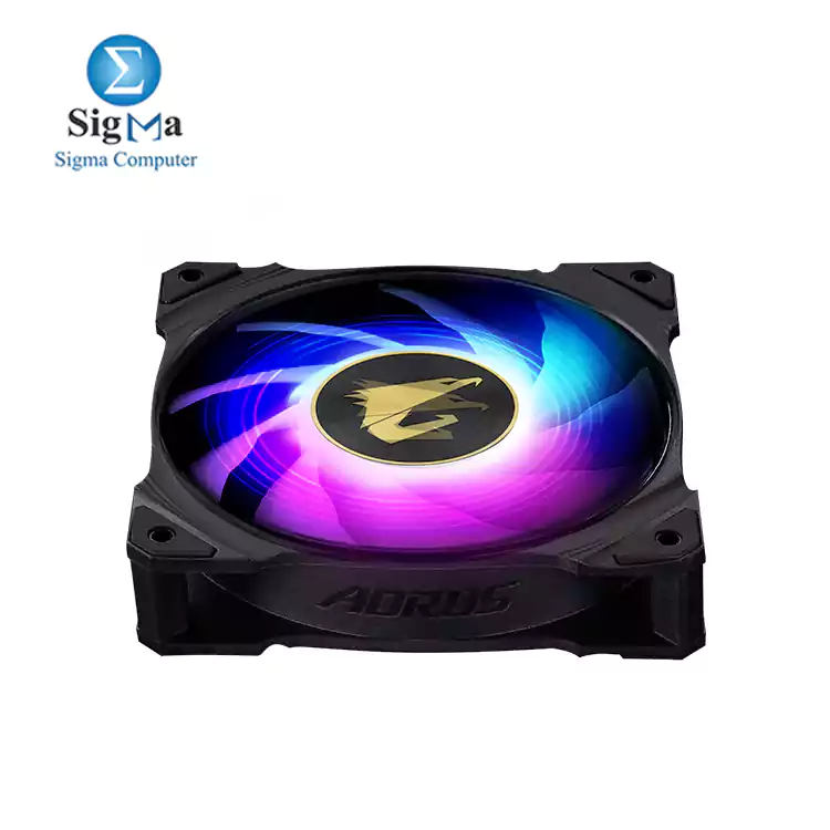 AORUS 120 ARGB FAN Silent Performance  long life time black