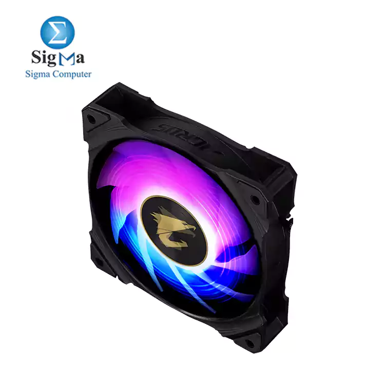 AORUS 120 ARGB FAN Silent Performance  long life time black