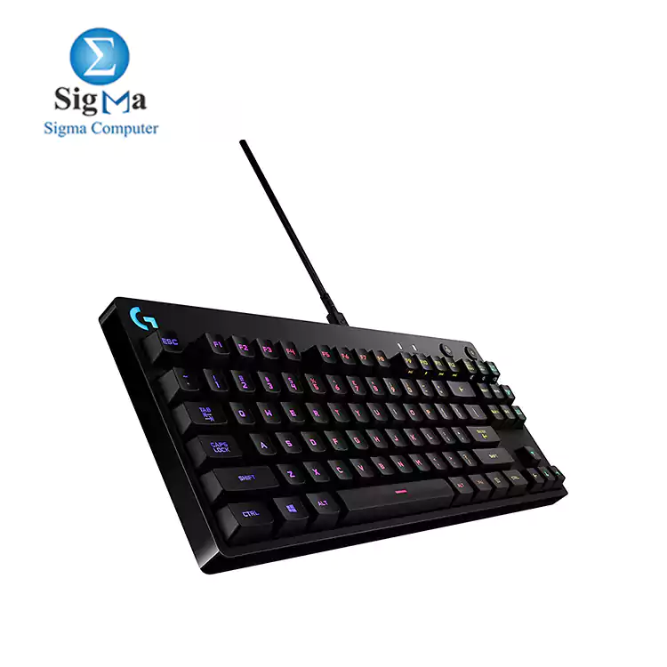 Logitech G Pro Mechanical Gaming Keyboard US INT L  USB -BLUE SWITCH Black