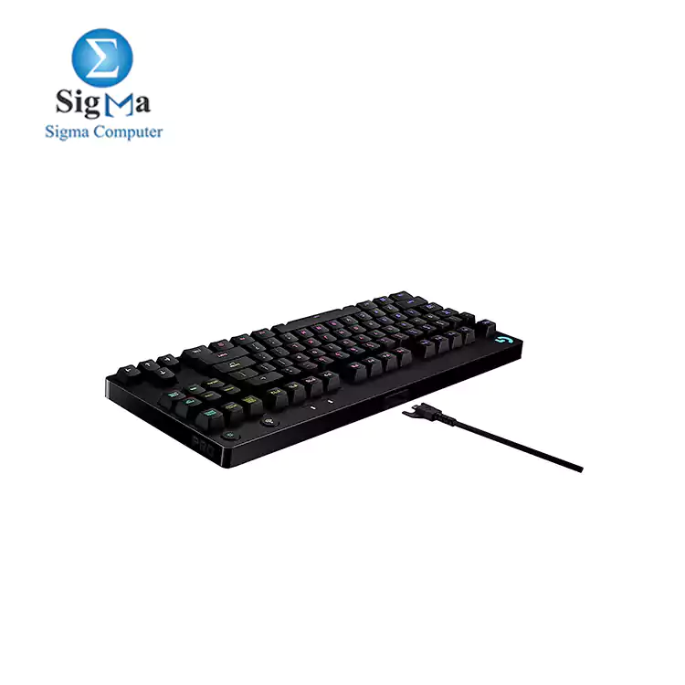 Logitech G Pro Mechanical Gaming Keyboard US INT'L  USB -BLUE SWITCH Black