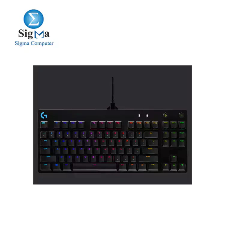 Logitech G Pro Mechanical Gaming Keyboard US INT'L  USB -BLUE SWITCH Black