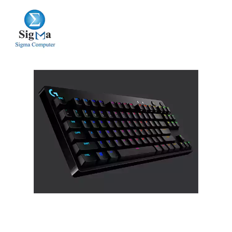 Logitech G Pro Mechanical Gaming Keyboard US INT'L  USB -BLUE SWITCH Black