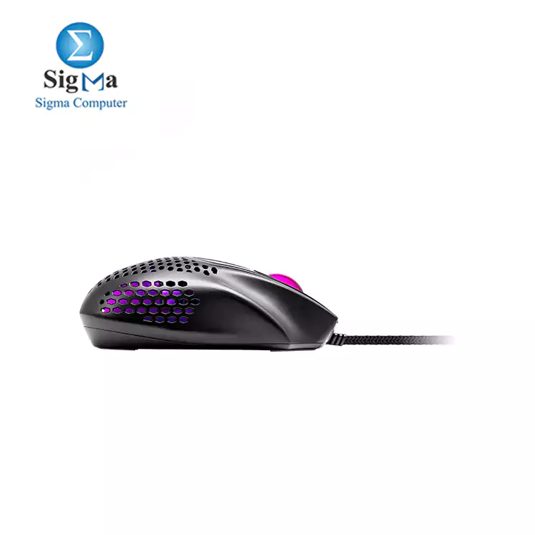 Cooler Master MM720 Black Matte Lightweight Gaming Mouse with Ultraweave Cable  16000 DPI Optical Sensor  RGB 