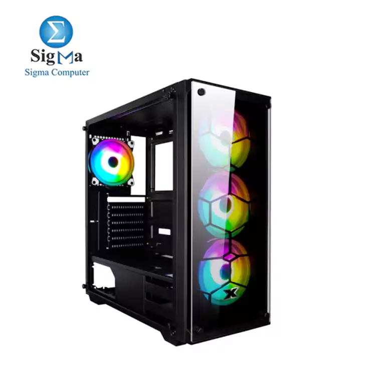 XIGMATEK VENOM X Gaming MID-TOWER CASE + POWER SUPPLY 650W