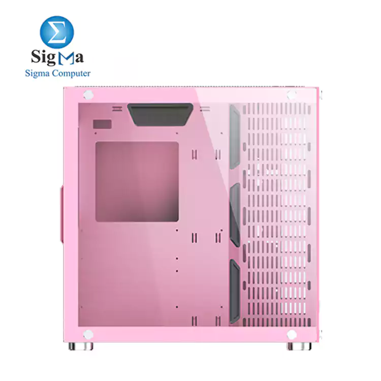 XIGMATEK Aquarius Plus PINK MID-TOWER ARGB Gaming Case