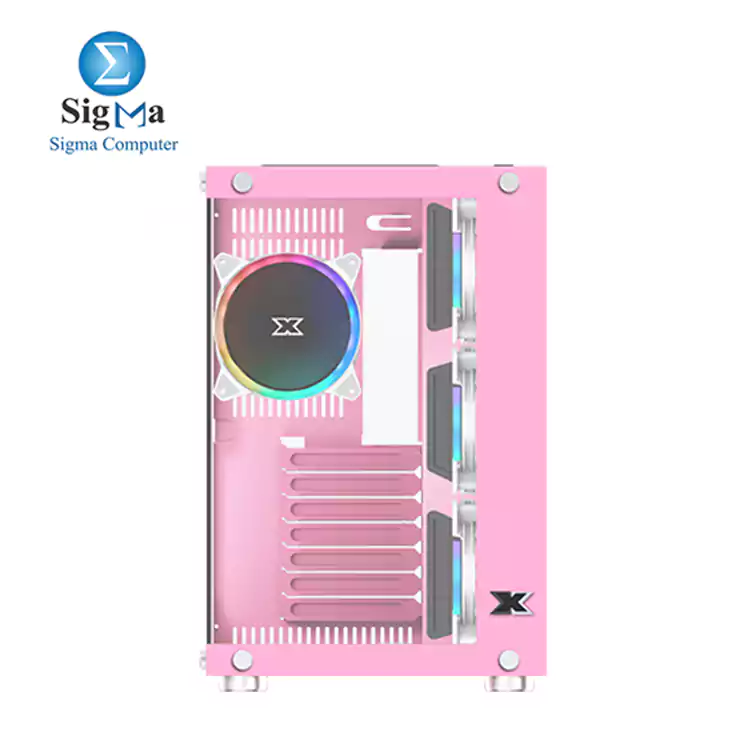 XIGMATEK Aquarius Plus PINK MID-TOWER ARGB Gaming Case