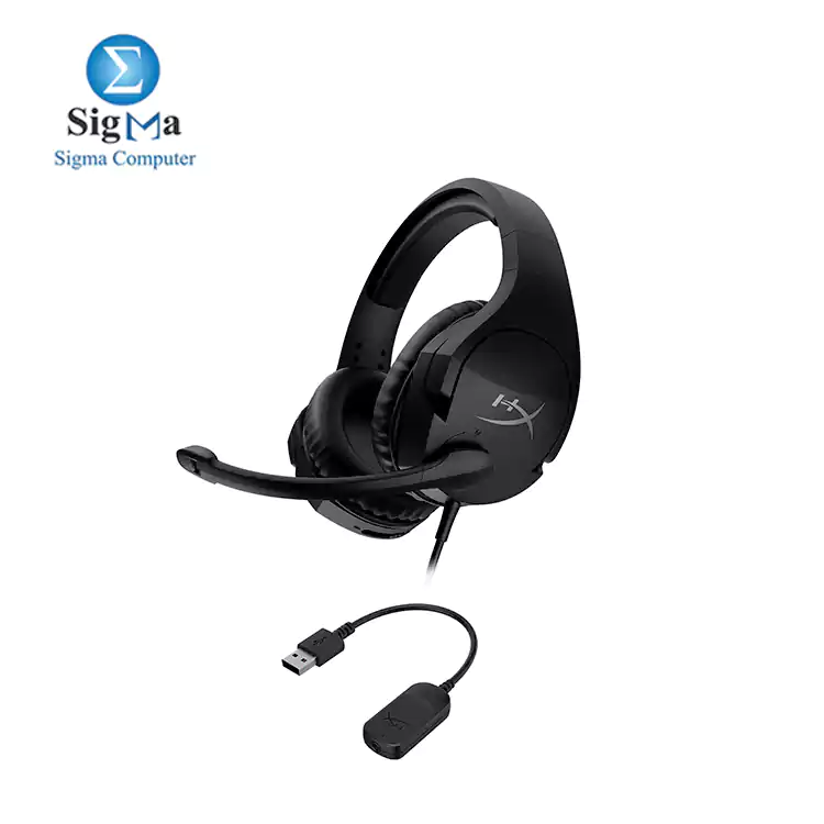 HyperX HHSS1S-AA-BK/G Cloud Stinger S Wired Noise Cancelling Gaming Headset with Microphone - Black