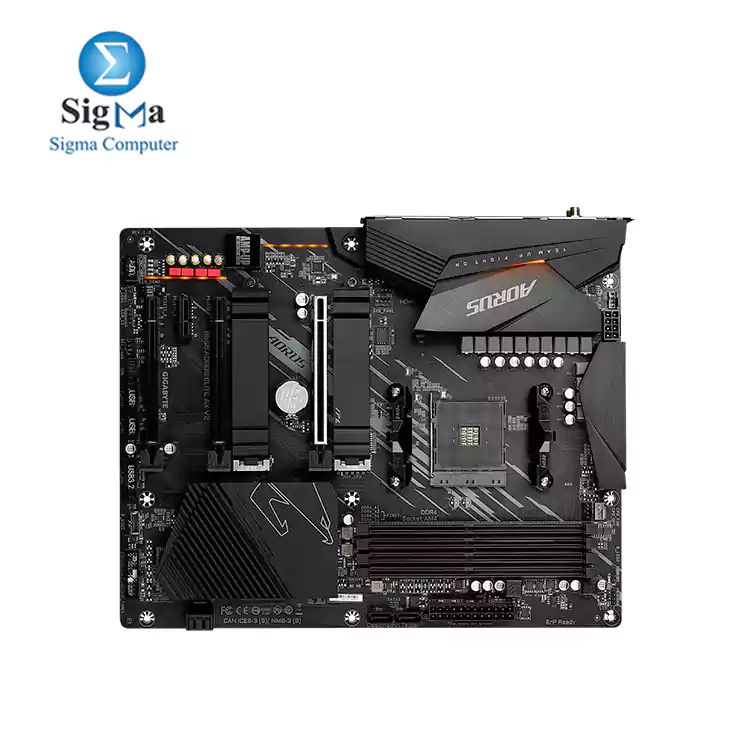 AORUS B550 ELITE AX V2  rev. 1.0  rev. 1.1 with 12 2 Phases Digital Twin Power Design