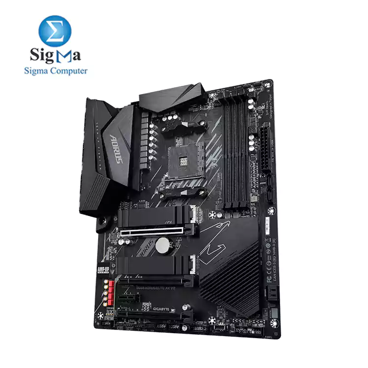 AORUS B550 ELITE AX V2 (rev. 1.0) rev. 1.1 with 12+2 Phases Digital Twin Power Design