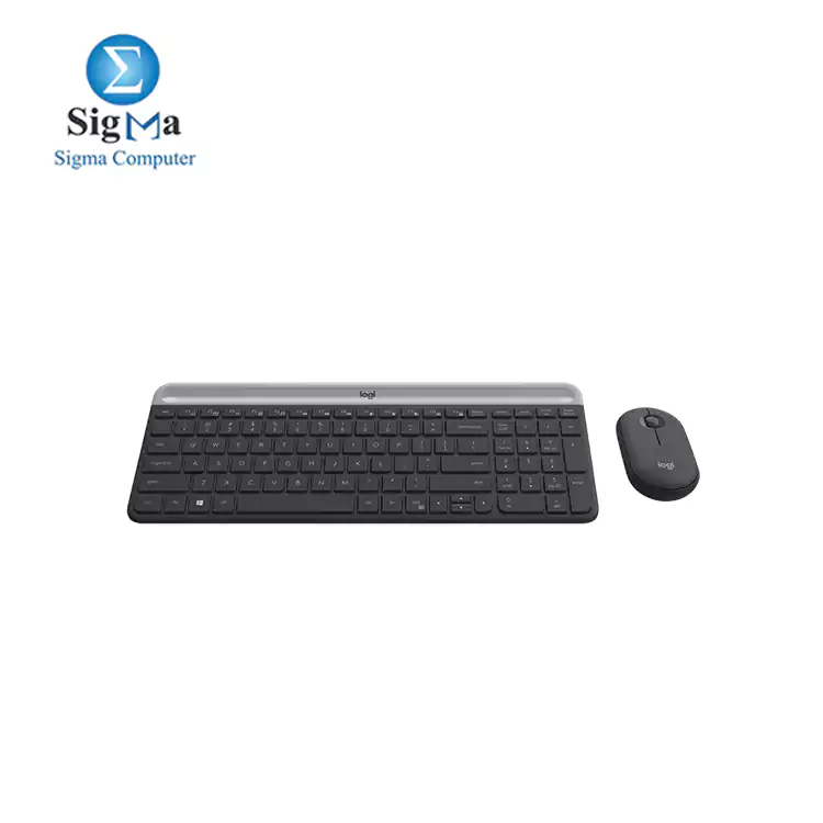 LOGITECH MK470 SLIM WIRELESS KEYBOARD AND MOUSE COMBO -BLACK - 920-010069