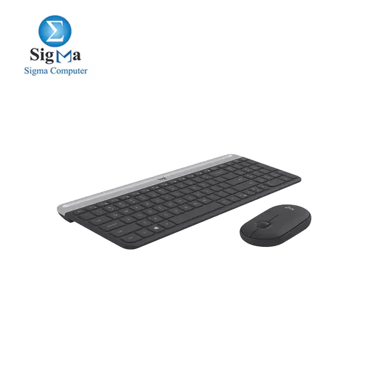 LOGITECH MK470 SLIM WIRELESS KEYBOARD AND MOUSE COMBO -BLACK - 920-010069