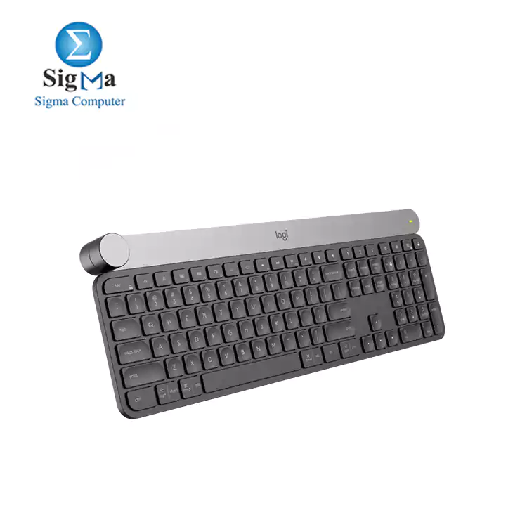 LOGITECH CRAFT Advanced WIRELESS Keyboard with Creative Input Dial-BLACK