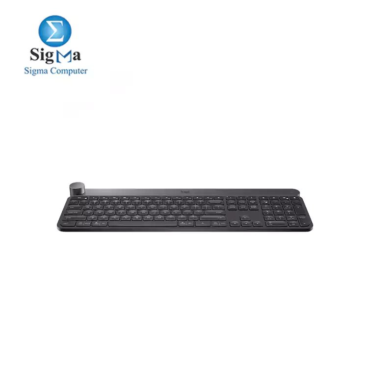 LOGITECH CRAFT Advanced WIRELESS Keyboard with Creative Input Dial-BLACK