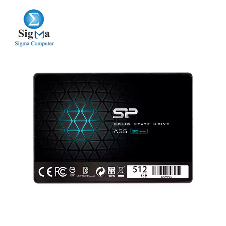 SP 512GB SSD 3D NAND A55 SLC Cache Performance Boost SATA III 2.5