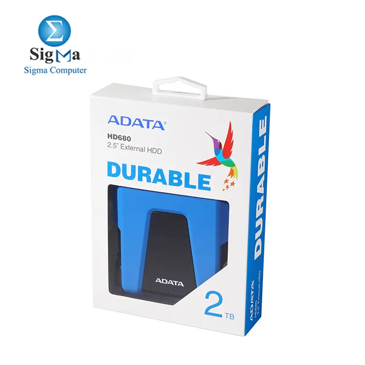 ADATA 2TB HD680 External USB 3.1 Hard Drive - Blue