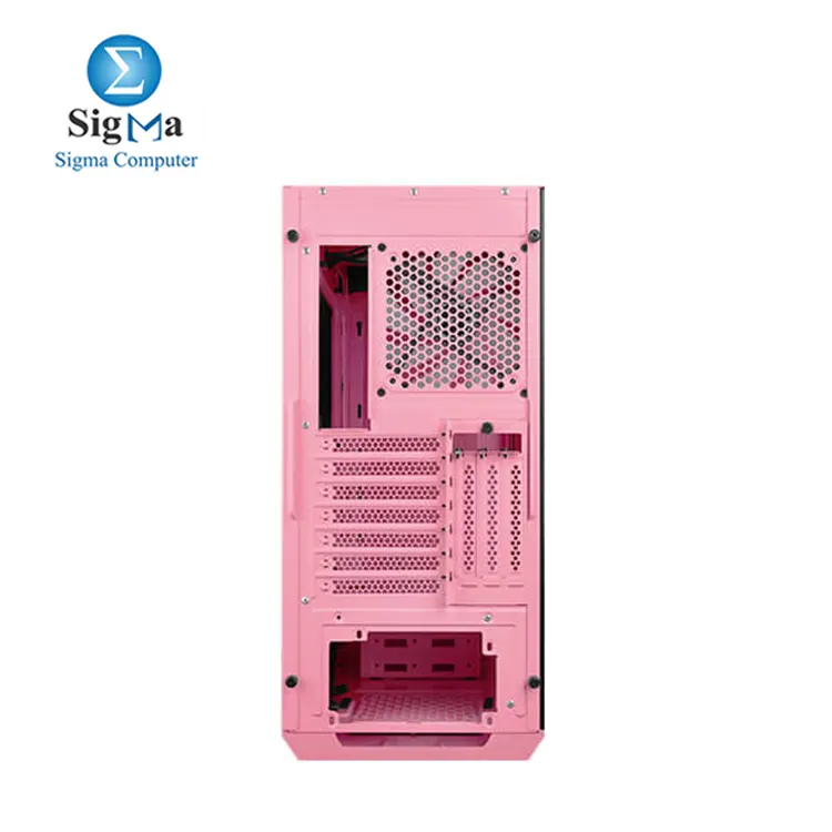 Antec NX Series NX800  Mid Tower E-ATX Gaming Case - PINK  Tempered Glass Side Panel   Built-in LED Controller  2 x 200 mm ARGB Fans in Front   1 x 120 mm ARGB Fan in Rear