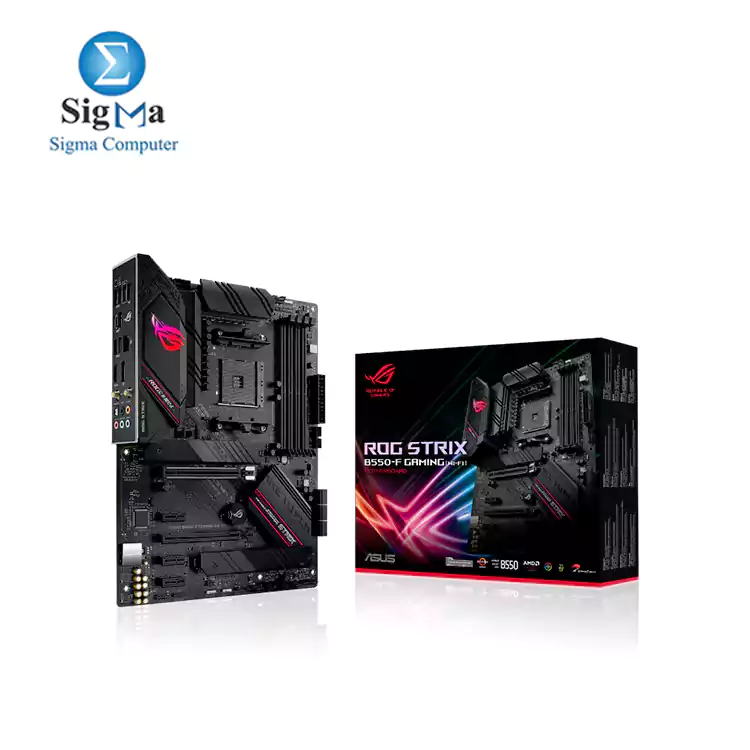 ASUS ROG Strix B550-F Gaming  WiFi 6  AMD AM4 Zen 3 Ryzen 5000   3rd Gen Ryzen ATX Gaming Motherboard  PCIe 4.0  2.5Gb LAN  BIOS Flashback  HDMI 2.1  Addressable Gen 2 RGB Header and Aura Sync 