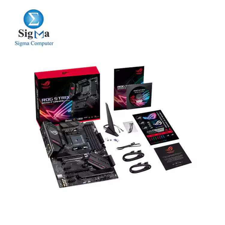 ASUS ROG Strix B550-F Gaming (WiFi 6) AMD AM4 Zen 3 Ryzen 5000 & 3rd Gen Ryzen ATX Gaming Motherboard (PCIe 4.0, 2.5Gb LAN, BIOS Flashback, HDMI 2.1, Addressable Gen 2 RGB Header and Aura Sync)