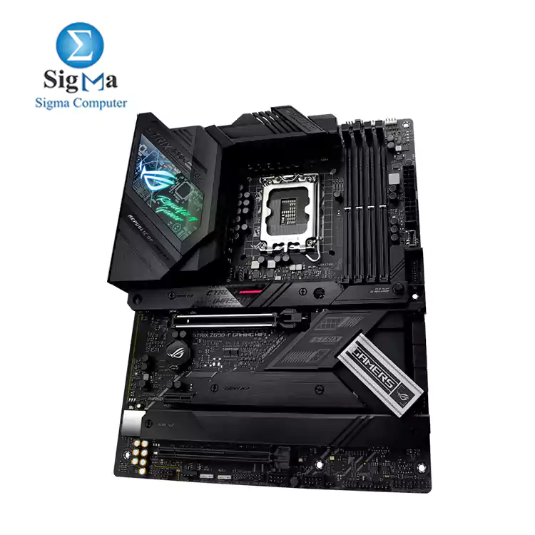 ASUS ROG Strix Z690-F Gaming WiFi 6E LGA1700 Intel 12th Gen  ATX Gaming Motherboard PCIe 5.0 DDR5 16 1 Power Stages 2.5Gb LAN BT v5.2 Thunderbolt 4 4xM.2 Front Panel USB 3.2 Gen 2x2 Type-C Connector 