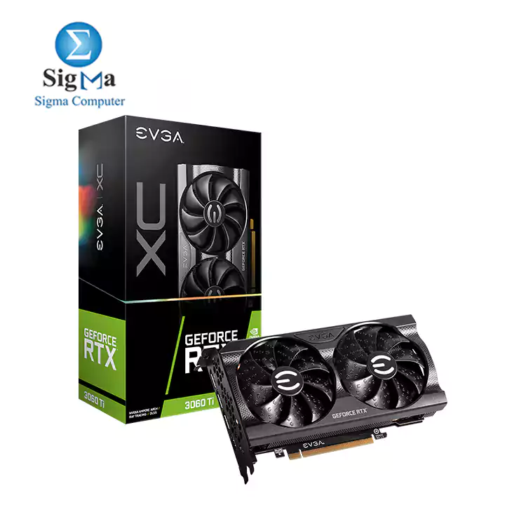 EVGA GeForce RTX 3060 Ti XC GAMING, 08G-P5-3663-KL, 8GB GDDR6, Dual-Fan, Metal Backplate, LHR