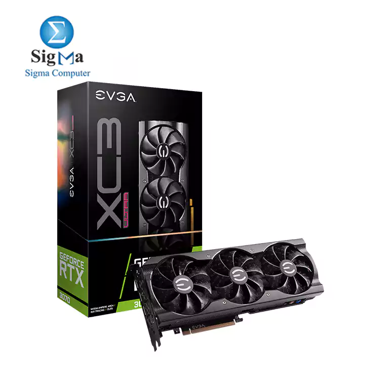 EVGA GeForce RTX 3070 XC3 ULTRA GAMING, 08G-P5-3755-KL, 8GB GDDR6, iCX3 Cooling, ARGB LED, Metal Backplate, LHR