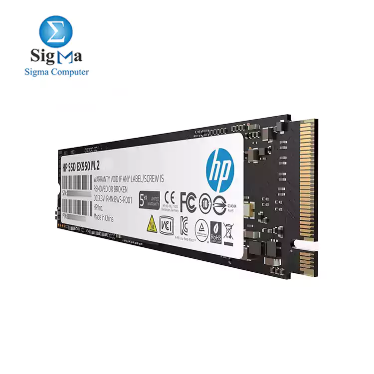 HP EX950 M.2 2TB PCIe 3.1 x4 NVMe 3D TLC NAND Internal Solid State Drive