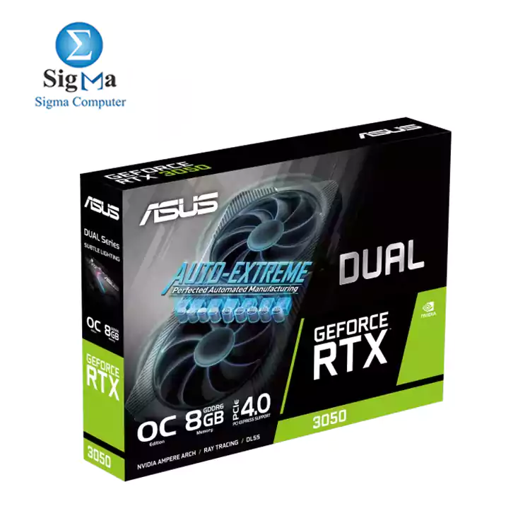 ASUS Dual GeForce RTX    3050 OC Edition 8GB GDDR6