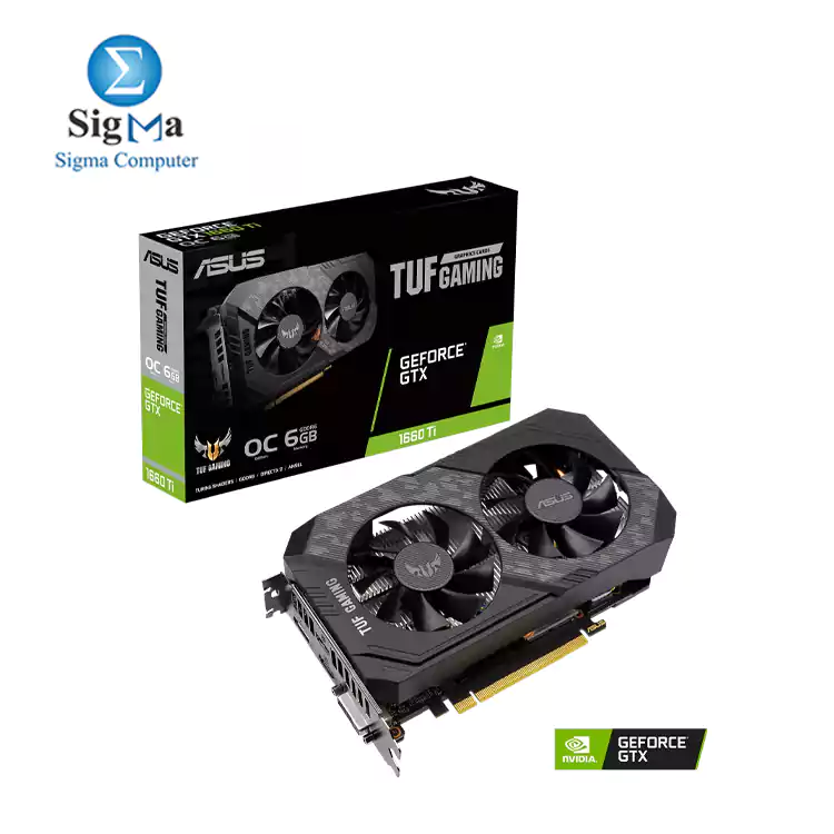 ASUS TUF Gaming GeForce® GTX 1660 Ti EVO OC Edition 6GB GDDR6