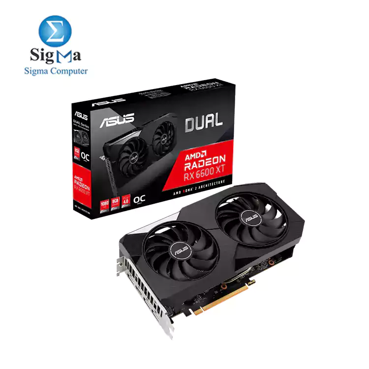 ASUS Dual Radeon    RX 6600 XT OC Edition 8GB GDDR6