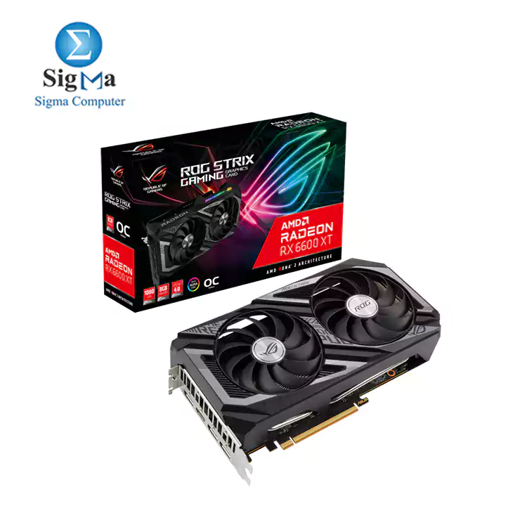 ASUS ROG Strix Radeon™ RX 6600 XT OC Edition 8GB GDDR6