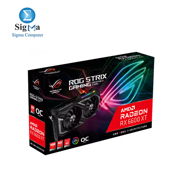 ASUS ROG Strix Radeon    RX 6600 XT OC Edition 8GB GDDR6